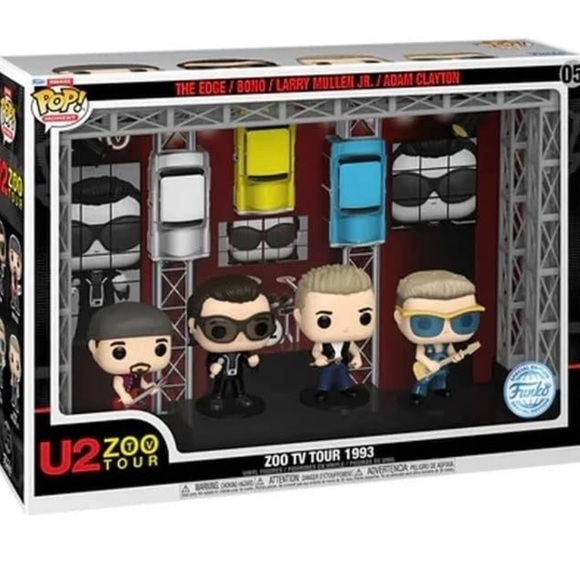 Nwt Funko POP Moment | U2's Zoo TV Tour 1993 - Picture 4 of 4